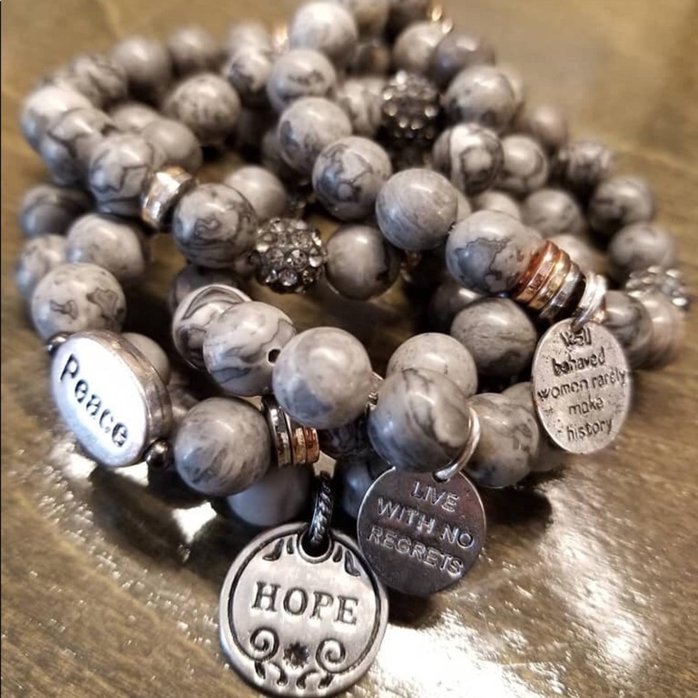 Stone Beaded Bracelets